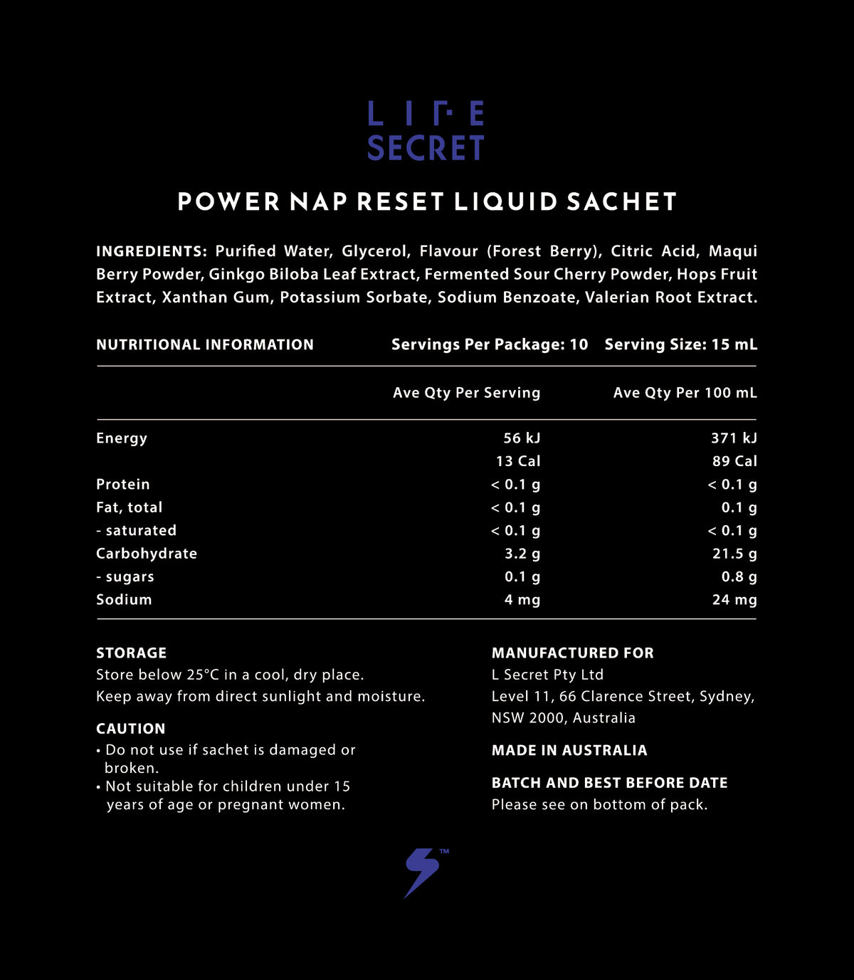 Power Nap Reset 10-Day Reset Kit